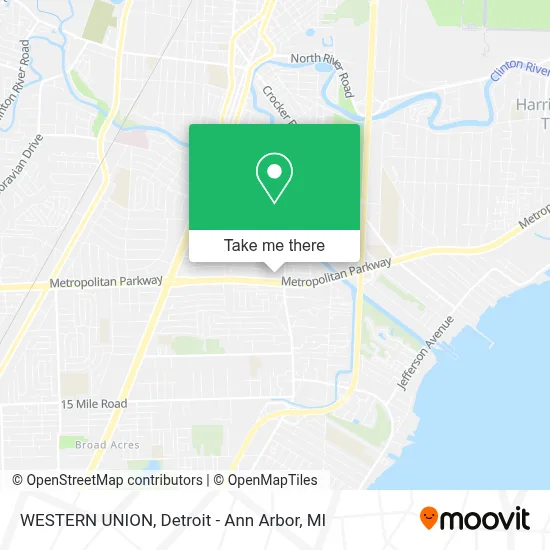 WESTERN UNION map