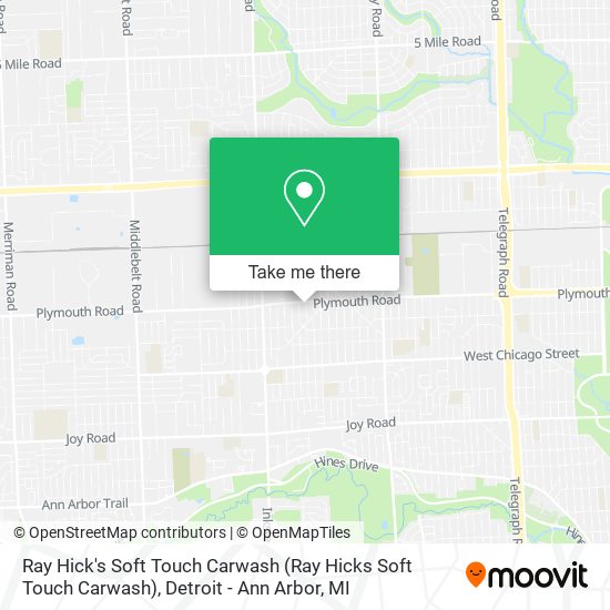 Mapa de Ray Hick's Soft Touch Carwash (Ray Hicks Soft Touch Carwash)