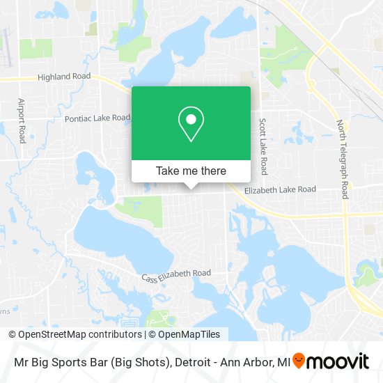 Mr Big Sports Bar (Big Shots) map