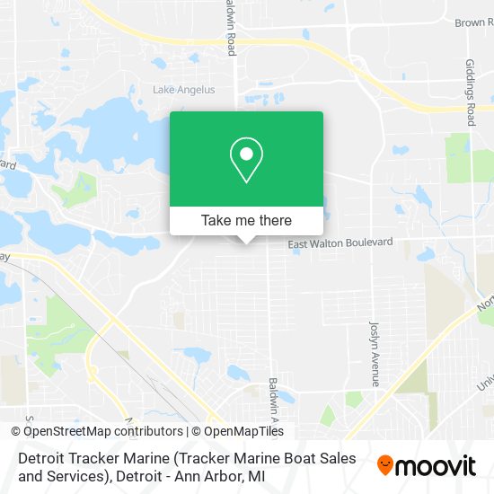 Detroit Tracker Marine (Tracker Marine Boat Sales and Services) map
