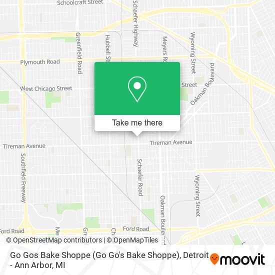 Mapa de Go Gos Bake Shoppe