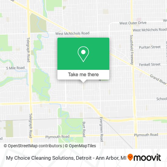 Mapa de My Choice Cleaning Solutions