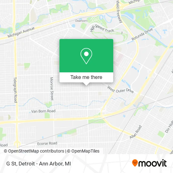 G St map