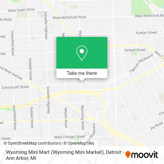 Wyoming Mini Mart (Wyoming Mini Market) map