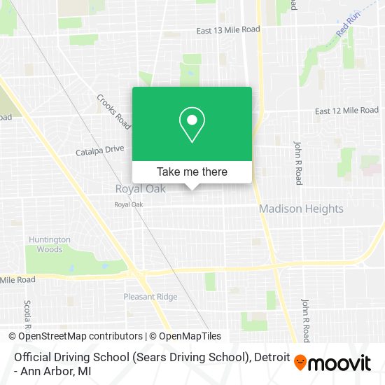 Official Driving School (Sears Driving School) map