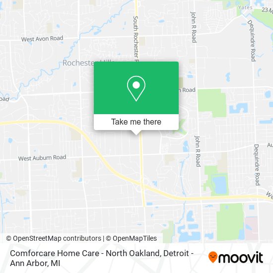 Comforcare Home Care - North Oakland map