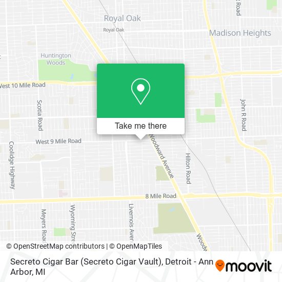 Mapa de Secreto Cigar Bar (Secreto Cigar Vault)