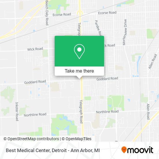 Best Medical Center map