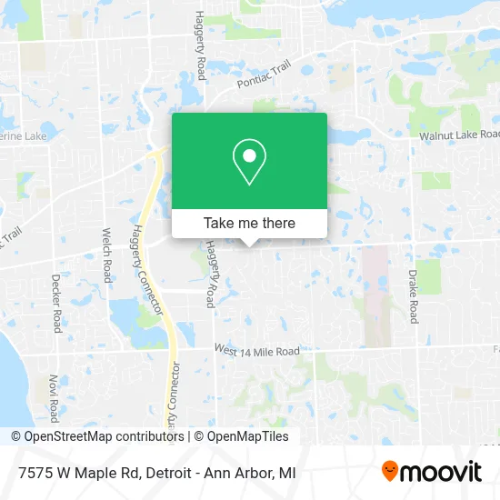 7575 W Maple Rd map