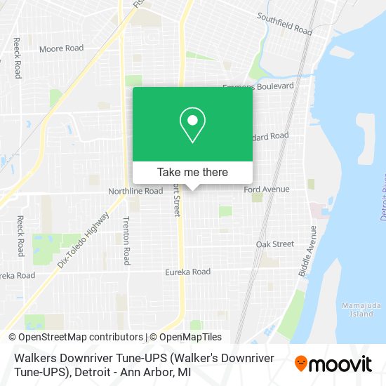 Walkers Downriver Tune-UPS (Walker's Downriver Tune-UPS) map