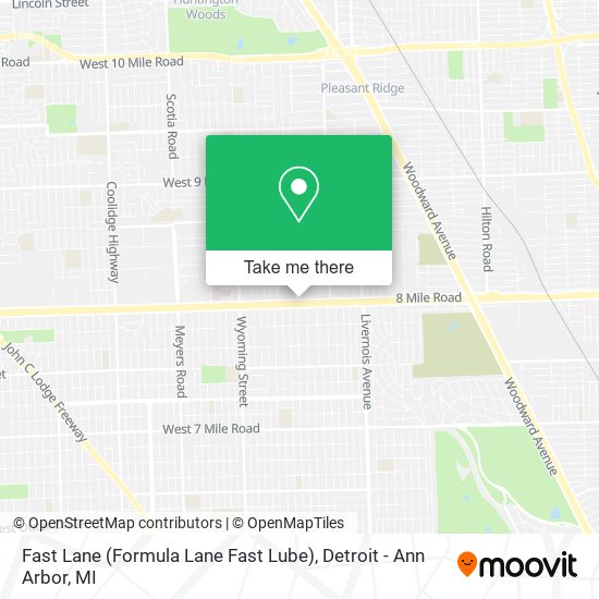 Fast Lane (Formula Lane Fast Lube) map