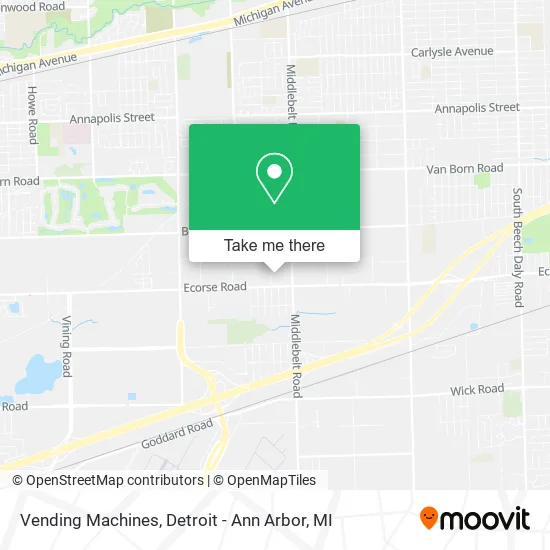 Vending Machines map