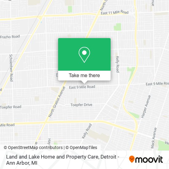 Land and Lake Home and Property Care map