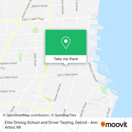 Elite Driving School and Driver Testing map
