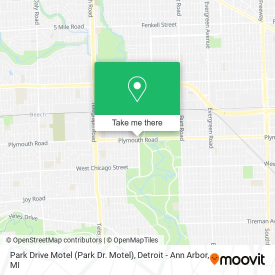 Mapa de Park Drive Motel (Park Dr. Motel)