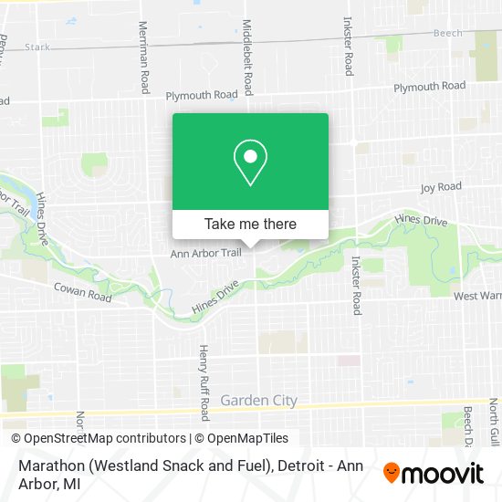 Marathon (Westland Snack and Fuel) map