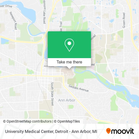 University Medical Center map