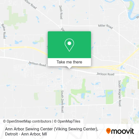 Ann Arbor Sewing Center (Viking Sewing Center) map