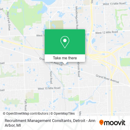 Recruitment Management Consltants map
