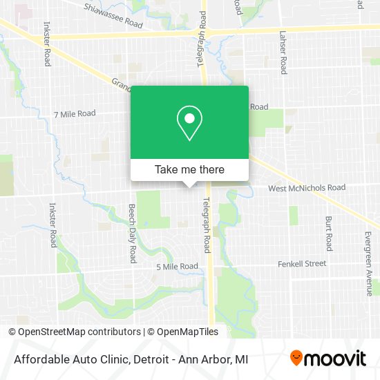 Affordable Auto Clinic map