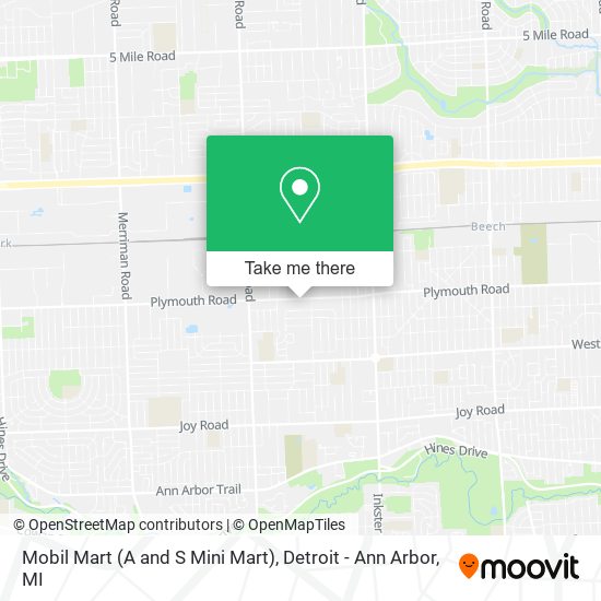 Mobil Mart (A and S Mini Mart) map