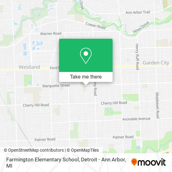 Farmington Elementary School map