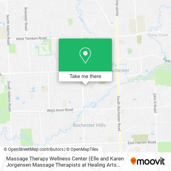 Massage Therapy Wellness Center map