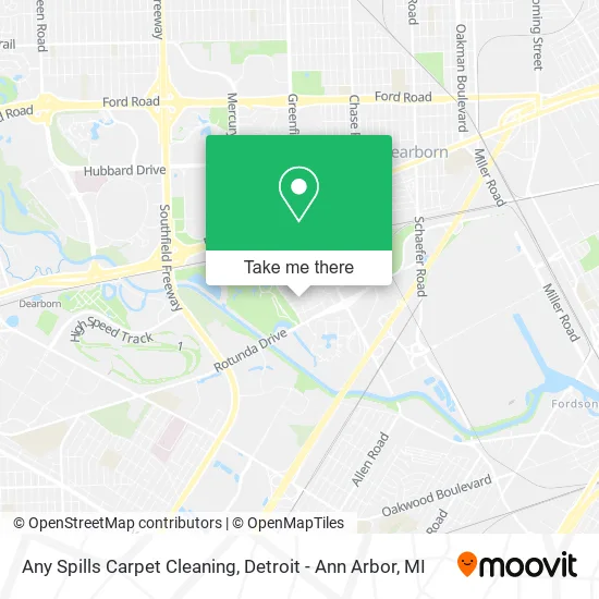 Any Spills Carpet Cleaning map