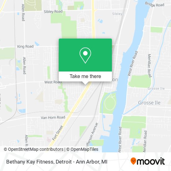 Bethany Kay Fitness map