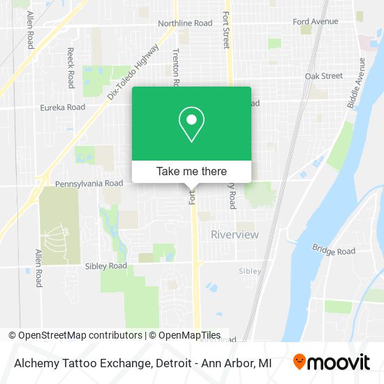 Alchemy Tattoo Exchange map