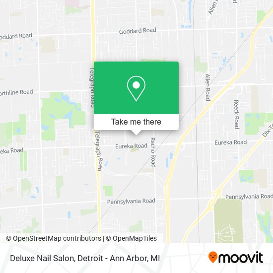 Mapa de Deluxe Nail Salon