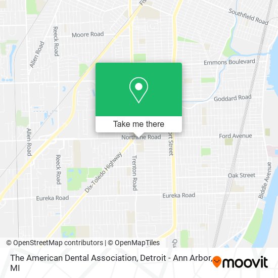 The American Dental Association map