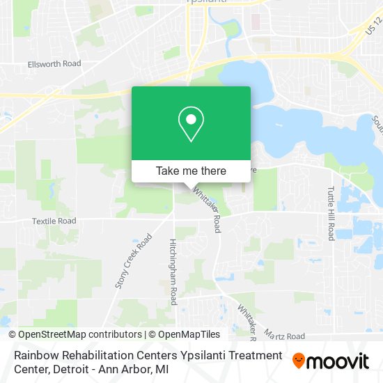 Rainbow Rehabilitation Centers Ypsilanti Treatment Center map