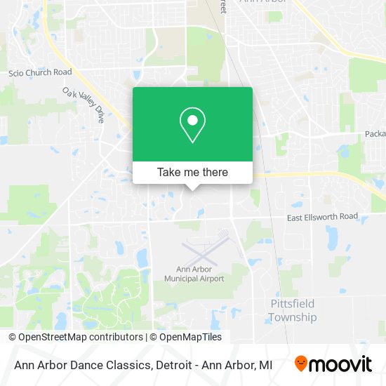 Ann Arbor Dance Classics map