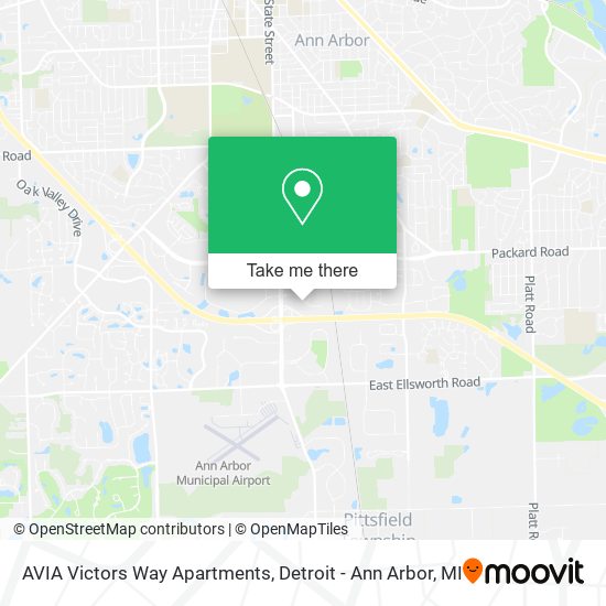 AVIA Victors Way Apartments map