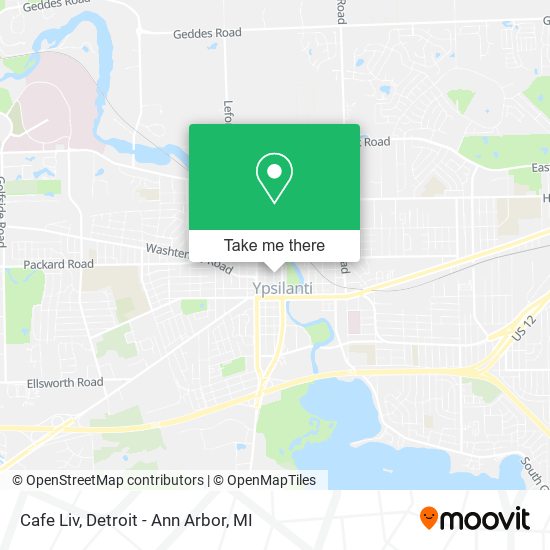 Cafe Liv map