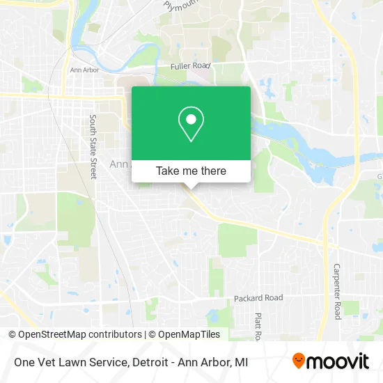 One Vet Lawn Service map