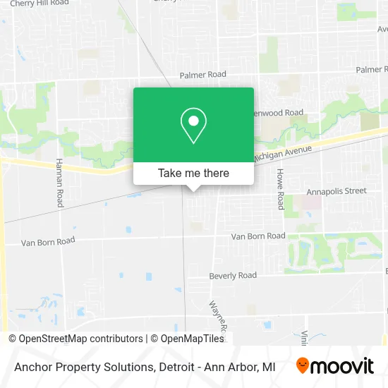 Anchor Property Solutions map