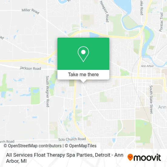All Services Float Therapy Spa Parties map