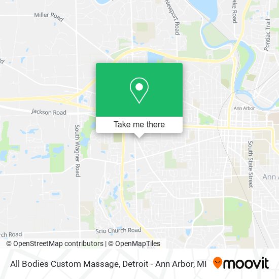 All Bodies Custom Massage map