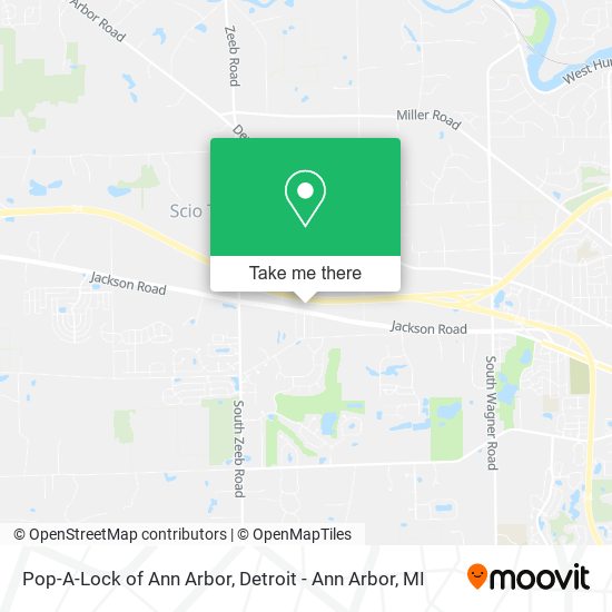 Pop-A-Lock of Ann Arbor map