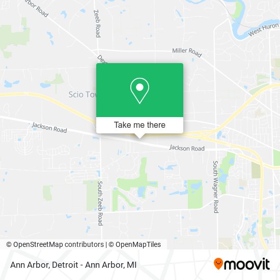 Ann Arbor map