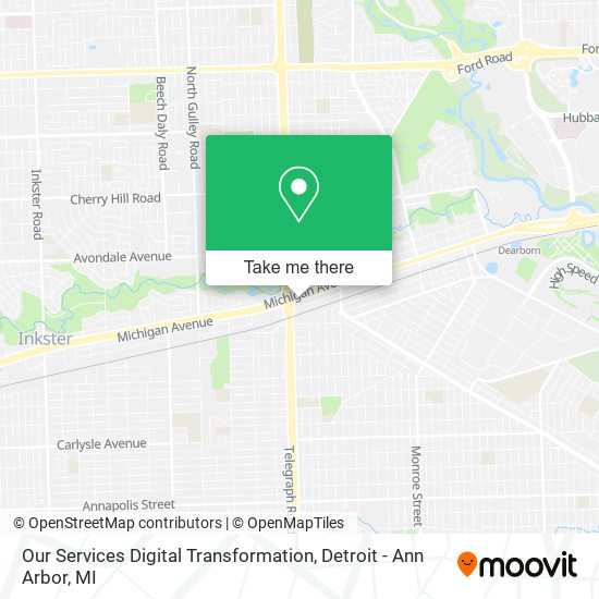 Our Services Digital Transformation map