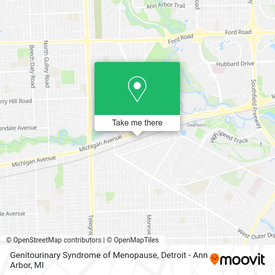 Genitourinary Syndrome of Menopause map