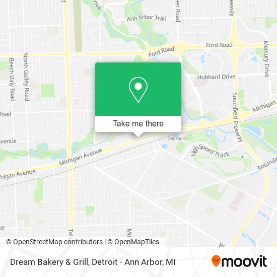 Mapa de Dream Bakery & Grill