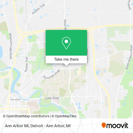 Ann Arbor Mi map