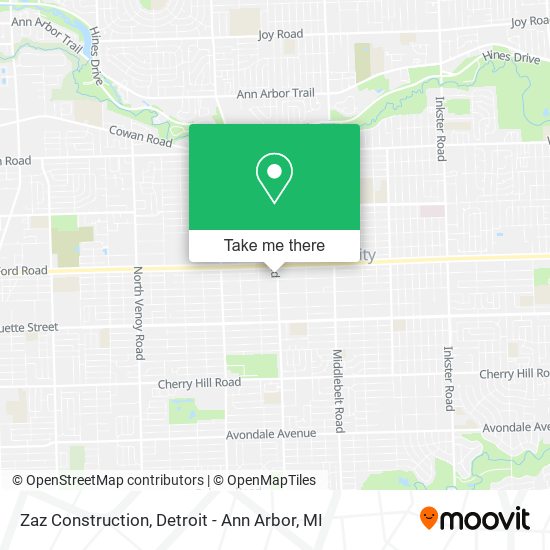 Zaz Construction map