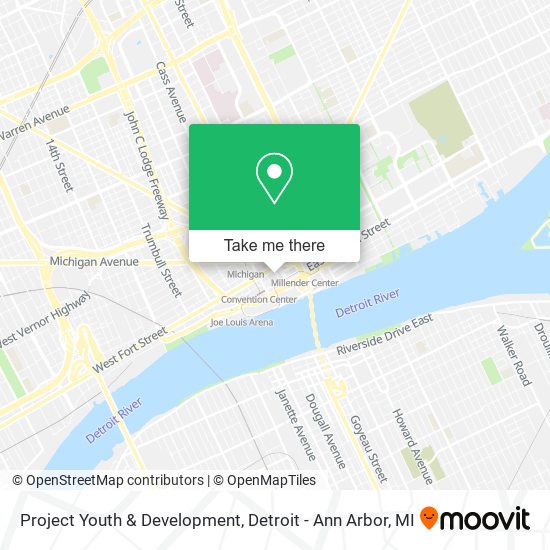 Project Youth & Development map