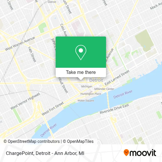 ChargePoint map