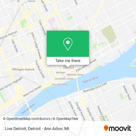 Mapa de Live Detroit